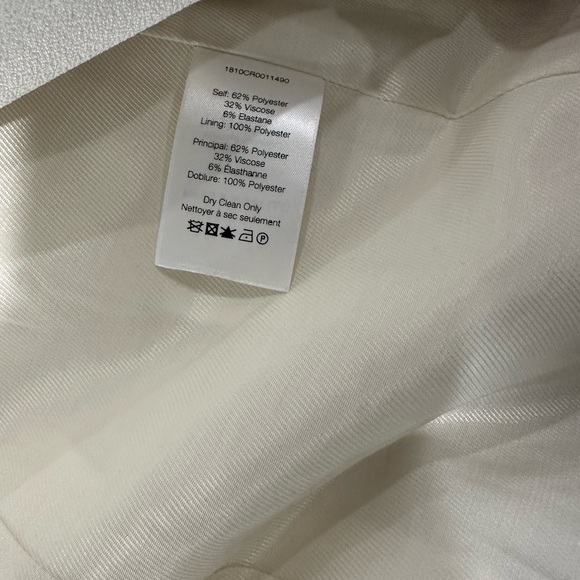 Veronica Beard Dickey blazer white with black collar. Never been worn - Picture 4 of 7